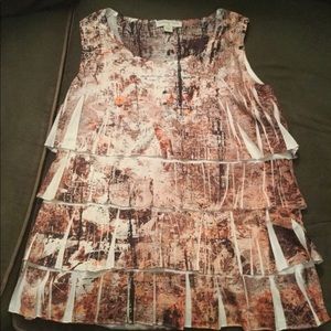 2 coldwater creek xl women’s  tree camp tank tops